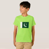 パキスタンの旗 Tシャツ (正面フル)