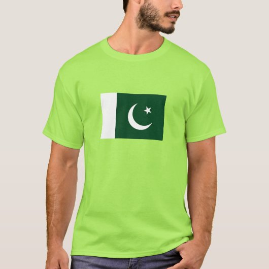 パキスタンの旗 Tシャツ (正面)