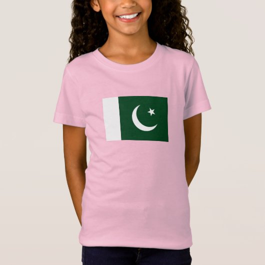 パキスタンの旗 Tシャツ (正面)