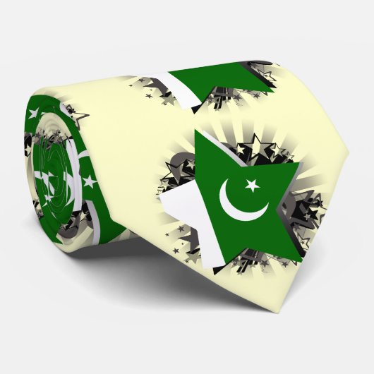 パキスタンの星 ネクタイ (ロール)