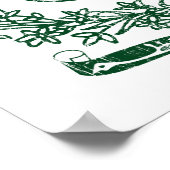 パキスタンの紋章 ポスター (角)