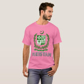 パキスタンの紋章 Tシャツ (正面フル)