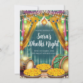 パキスタンの結婚式招待状 & デジタルメヘンディ招待状 招待状