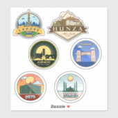 パキスタンの都市 シール (シート)