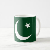 パキスタンの(パキスタンの)旗 コーヒーマグカップ (正面右)