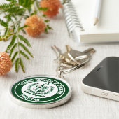 パキスタンラウンドエンブレム キーホルダー (側面)