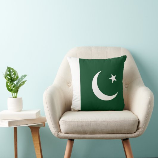 パキスタン国旗のアメリカのモジョ枕 クッション (椅子)