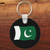 パキスタン国旗のキーチェーン キーホルダー (正面)