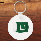 パキスタン国旗のキーチェーン キーホルダー (正面)