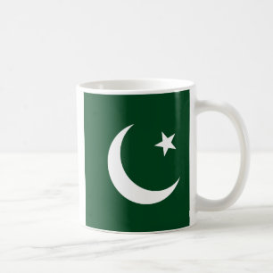 パキスタン国旗のセラミックコーヒーマグ コーヒーマグカップ