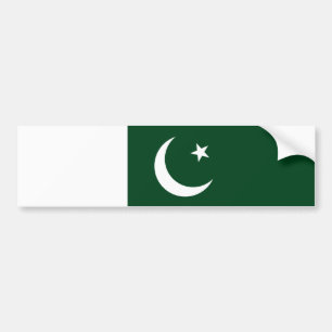 パキスタン国旗のバンパーステッカー バンパーステッカー