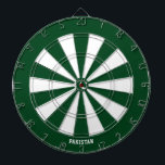 パキスタン国旗のパトリオットのブルズアイ ダーツボード<br><div class="desc">パキスタン国旗パトリオットのブルズアイ・ダーツ委員会。狙いを定めるスタイル!この印象的なダーツボードは、中央に非常に微妙に統合された国旗の小さな表示とパキスタン国旗の色で飾られ、単なるゲーム以上の – それは声明である。あなたはあなたのスローを完成するか、単に友達とおもしろいを持っているかどうか、このダーツボードは愛国心のスプラッシュをしゃれている任意の部屋にもたらす。ブルズアイを打つ準備は？ゲームを始めよう！©世界の国</div>