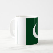 パキスタン国旗のマグカップ コーヒーマグカップ (正面左)