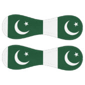 パキスタン国旗を持つ愛国的なソフトボール ソフトボール (パネル)