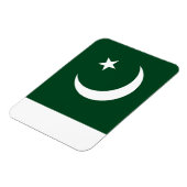 パキスタン国旗を持つ愛国的な柔軟な磁石 マグネット (左側)