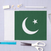 パキスタン国旗を持つ愛国的ティッシュペーパー 薄葉紙 (クラフト)