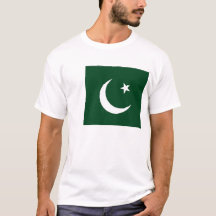 パキスタン国旗を持つTシャツ