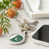 パキスタン国旗 キーホルダー (側面)