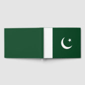 パキスタン国旗 ゲストブック (全面)