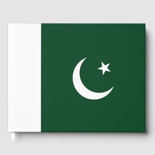 パキスタン国旗 ゲストブック (正面)