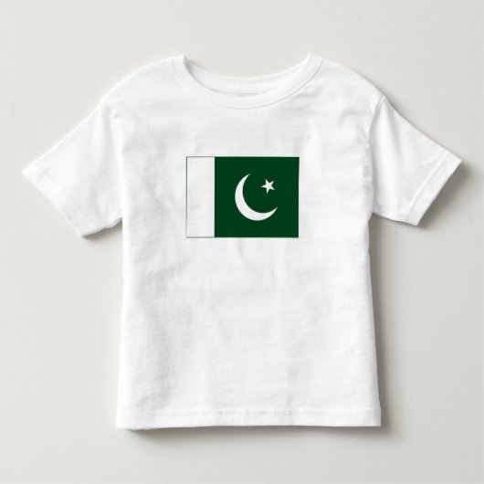 パキスタン国旗 トドラーTシャツ (正面)