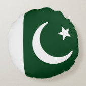 パキスタン国旗 ラウンドクッション (裏面)
