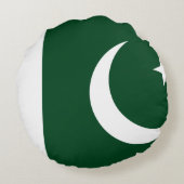 パキスタン国旗 ラウンドクッション (裏面)