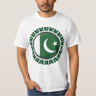 パキスタン国旗：誇らしげに表示されたTシャツ Tシャツ