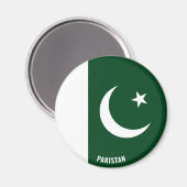 パキスタン国魅力的旗 マグネット (正面/裏面)