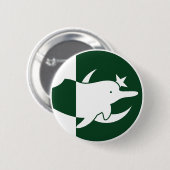 パキスタン川ドルフィンパキスタン国立動物 缶バッジ (正面&裏面)