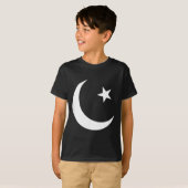 パキスタン旗 14 August Tシャツ (正面フル)