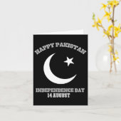 パキスタン独立記念日威厳がある14 カード (黄色い花)