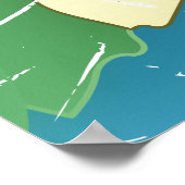 パキスタン飛行機旅行ポスターを撮る ポスター (角)