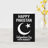 パキスタン14th独立威厳がある日パキスタンFl カード (黄色い花)
