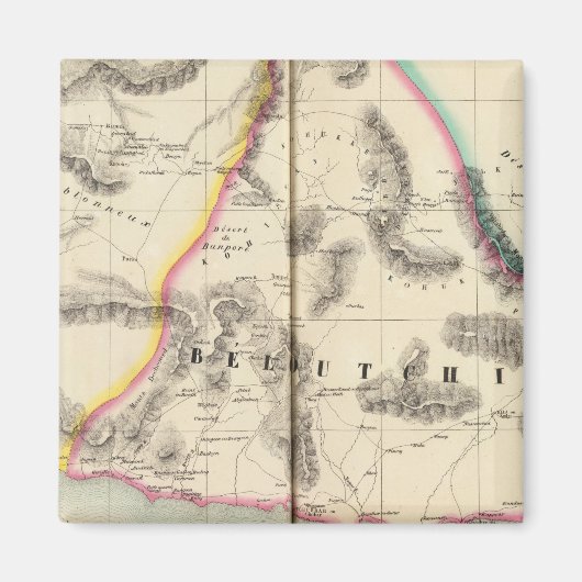 パキスタン、アジア80 マグネット (正面)