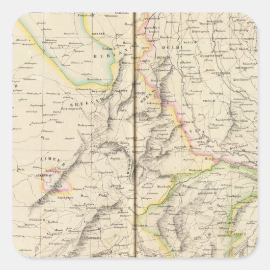 パキスタン、インド82 スクエアシール (正面)