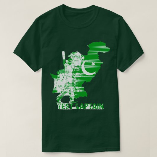 パキスタン・クリケット Tシャツ (デザイン正面)