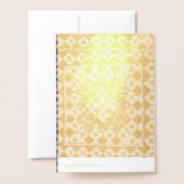 パキスタン/バロチ/インディアン/トルコ語dzinポスター 箔カード (裏面封筒付き)