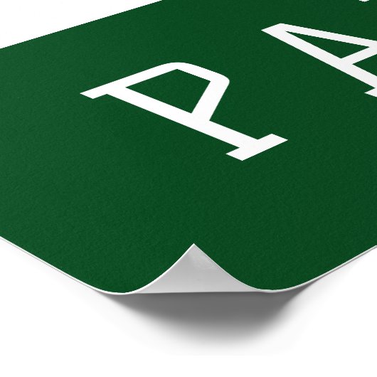 パキスタン ポスター (角)