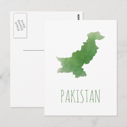 パキスタン ポストカード (正面/裏面)