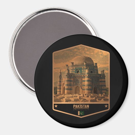 パキスタン マグネット (正面/裏面)