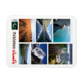 パキスタン – モザイク – マグネット (横)