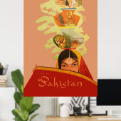 パキスタン – ヴィンテージポスター ポスター (ホームオフィス)