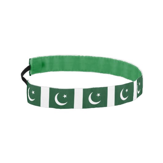 パキスリップまたは滑ることスタン国旗を持つバンド以外 アスレチックヘッドバンド (左)