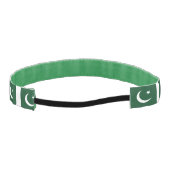 パキスリップまたは滑ることスタン国旗を持つバンド以外 アスレチックヘッドバンド (裏面)