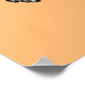 パキセファロザウルスの可愛いイラストレーション ポスター (角)