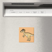 パキセファロザウルスの可愛いイラストレーション マグネット (インサイチュ (食洗機))