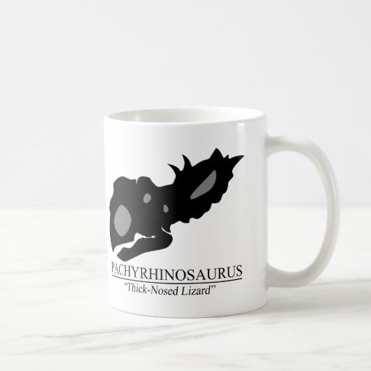 パキヒノサウルススカル コーヒーマグカップ (右)