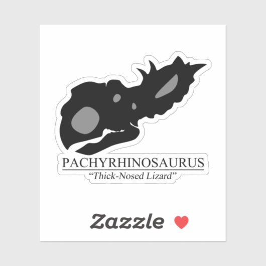 パキヒノサウルススカル シール (シート)