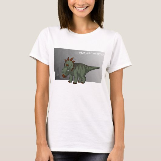パキリノサウルス 恐竜 Tシャツ (正面)